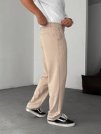 Half-Elastic Waist Pants