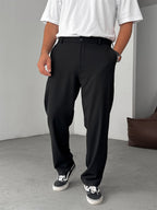 Half-Elastic Waist Pants