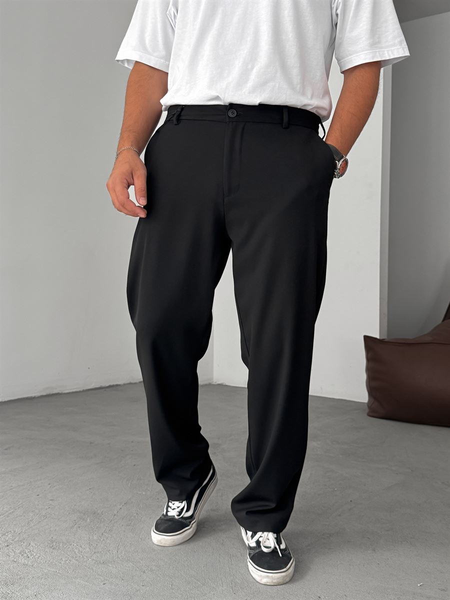 Half-Elastic Waist Pants