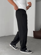 Half-Elastic Waist Pants