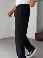 Half-Elastic Waist Pants