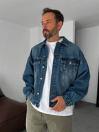 Buttoned Denim Jacket