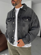 Buttoned Denim Jacket