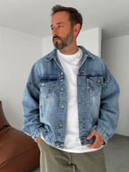 Buttoned Denim Jacket