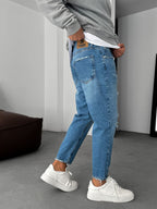 Distressed Detail Boyfriend Jean