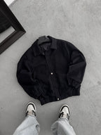 Denim Bomber Jacket