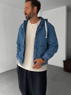 Hooded Denim Jacket