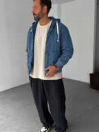 Hooded Denim Jacket