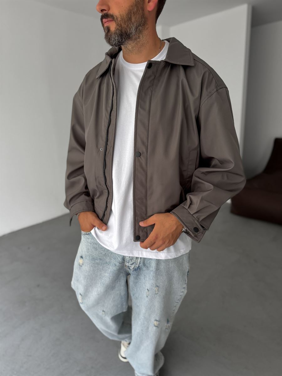 Buttoned Seasonal Basic Jacket