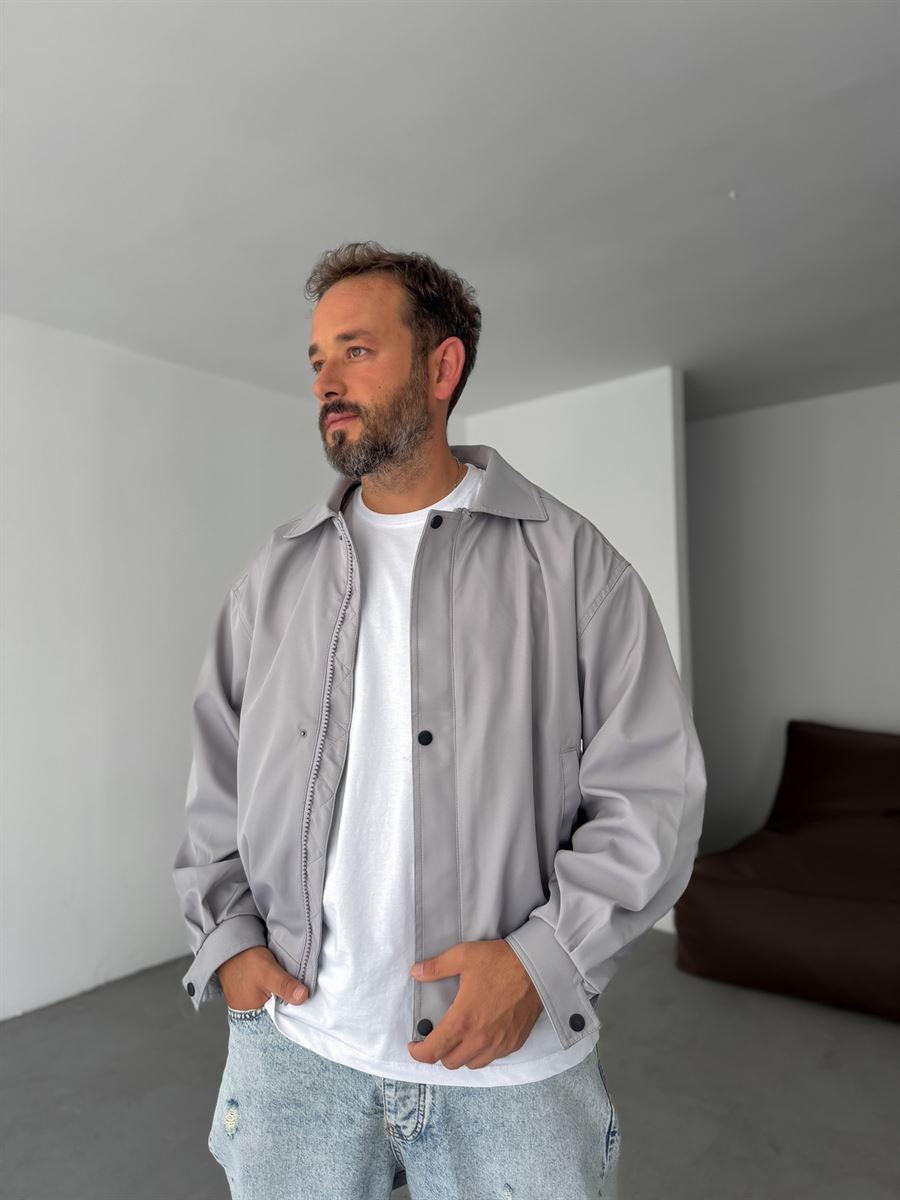 Buttoned Seasonal Basic Jacket