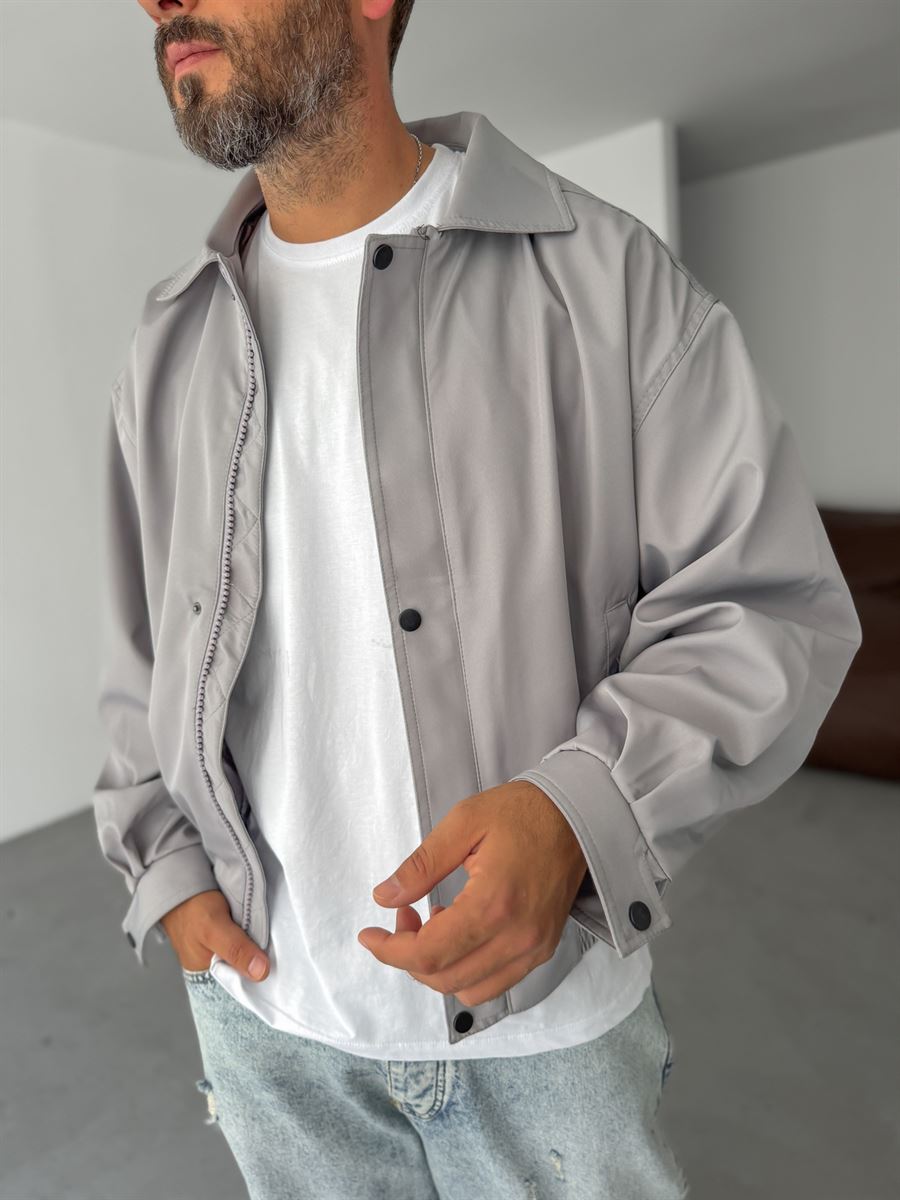 Buttoned Seasonal Basic Jacket