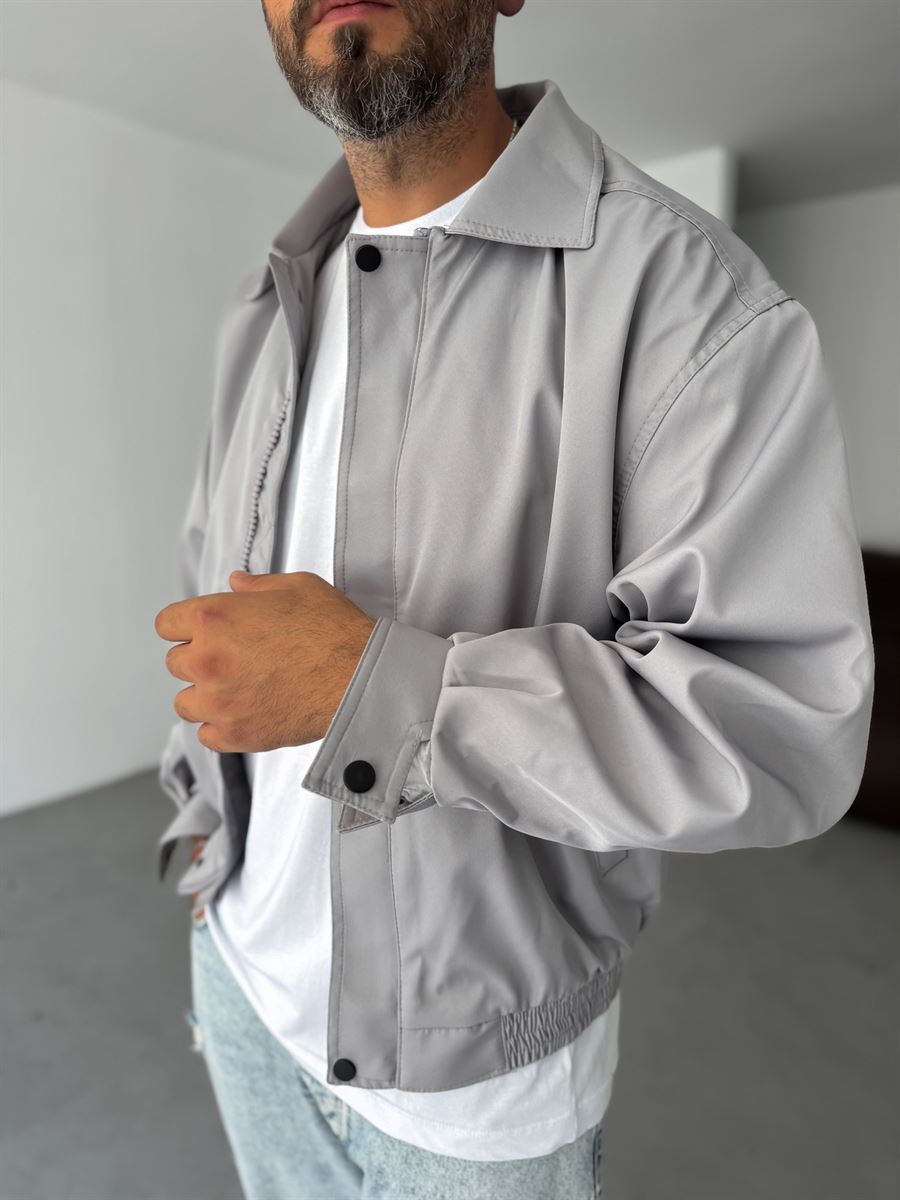 Buttoned Seasonal Basic Jacket