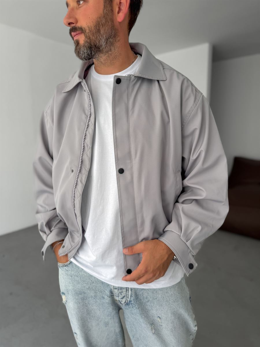 Buttoned Seasonal Basic Jacket