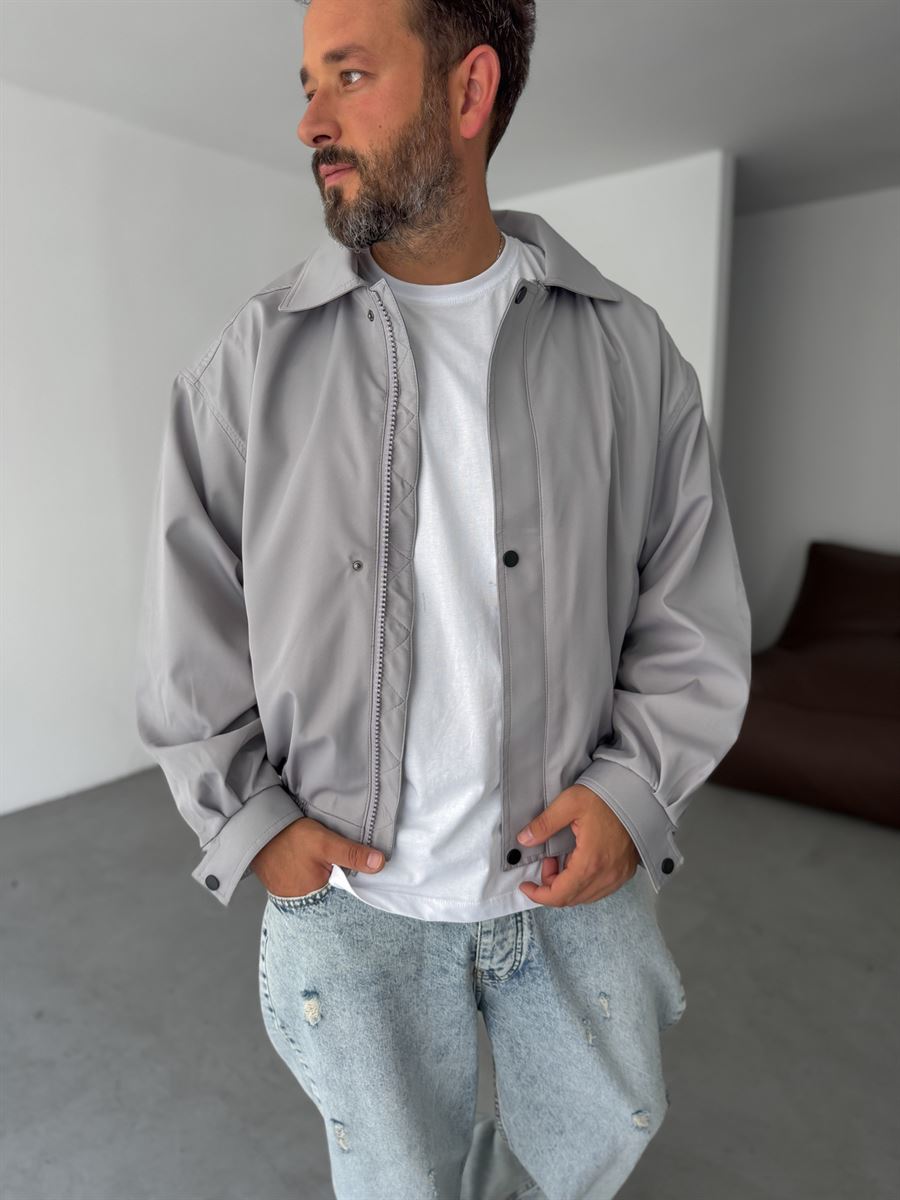 Buttoned Seasonal Basic Jacket