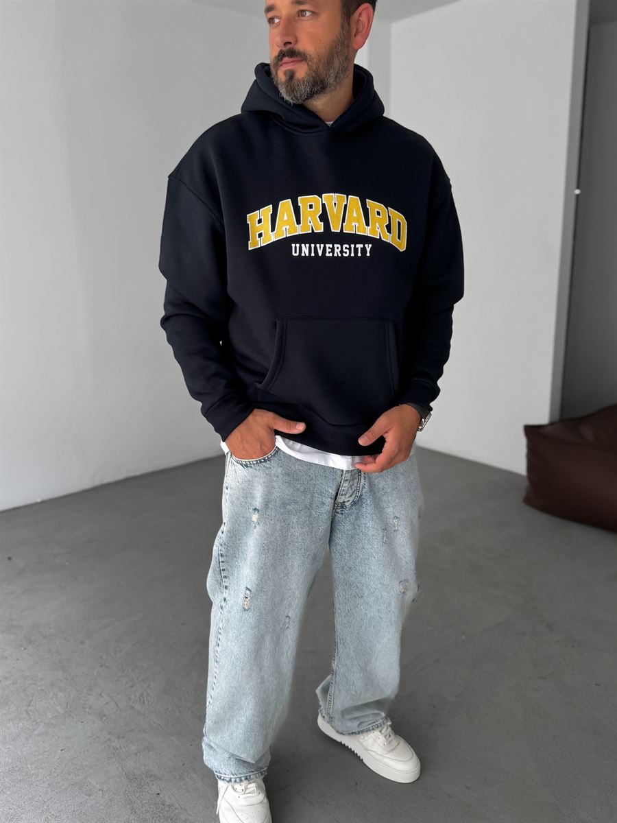 Harvard Printed Hooded Sweatshirt
