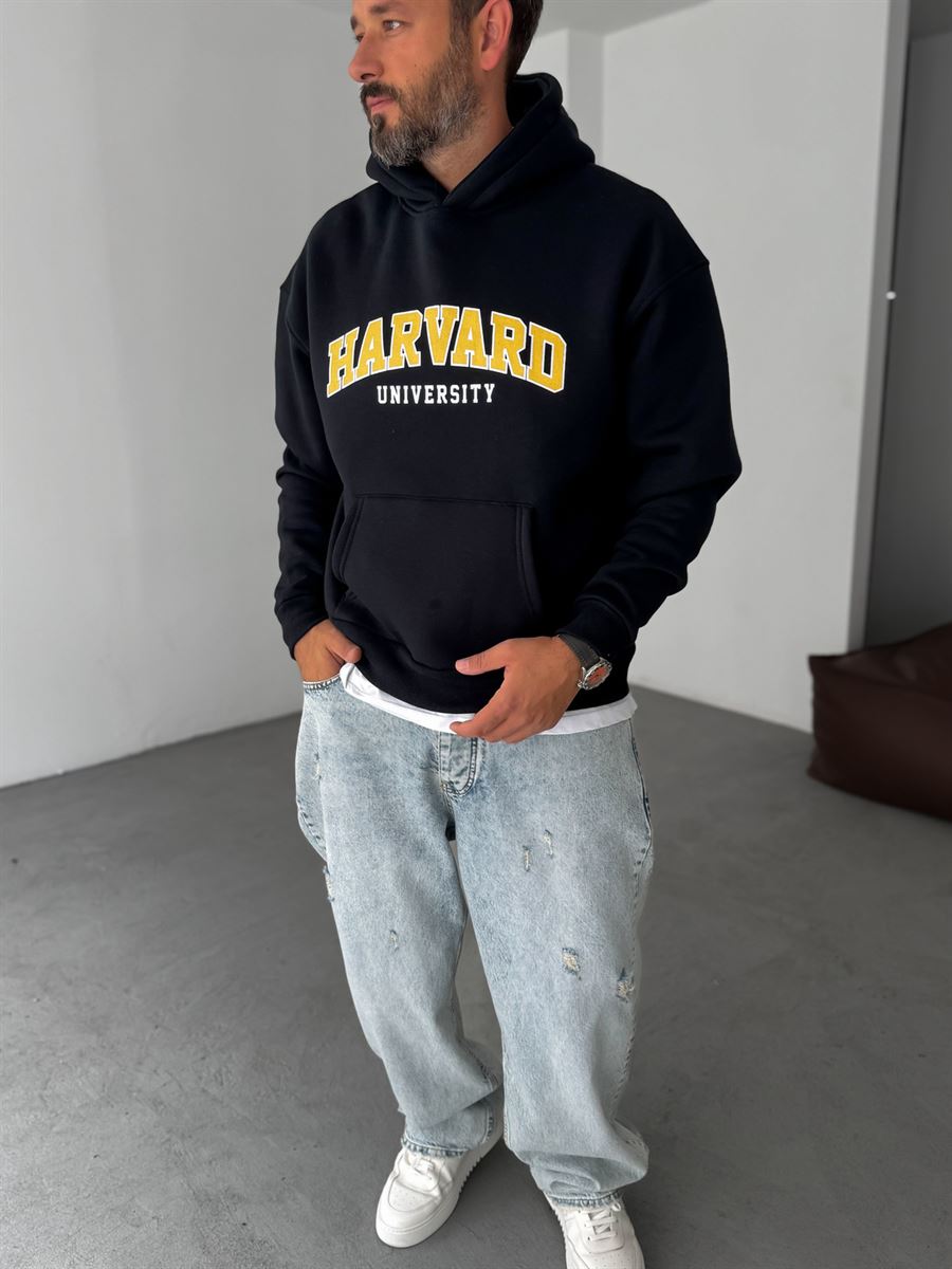 Harvard Printed Hooded Sweatshirt