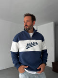 Half-Zip Athletics Embroidered Sweatshirt