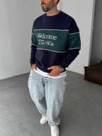 Welcome Embroidered Sweatshirt