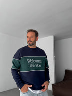 Welcome Embroidered Sweatshirt