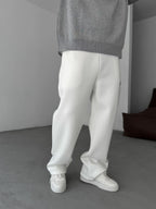 Basic Printed Straight Leg Sweatpants