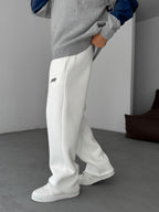 Basic Printed Straight Leg Sweatpants
