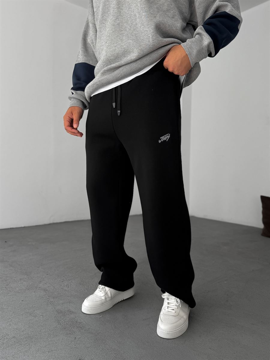 Basic Printed Straight Leg Sweatpants