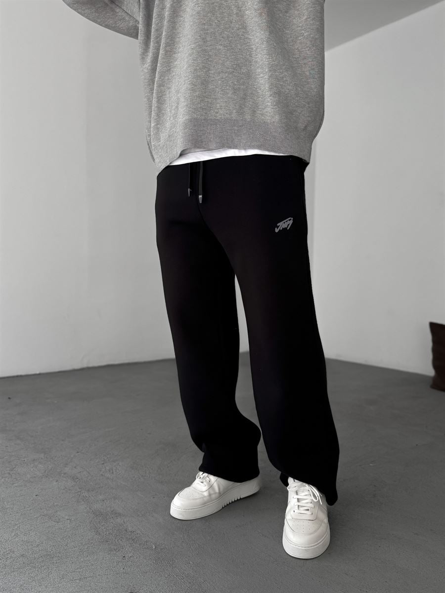 Basic Printed Straight Leg Sweatpants