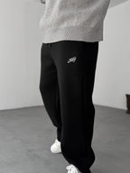 Basic Printed Straight Leg Sweatpants