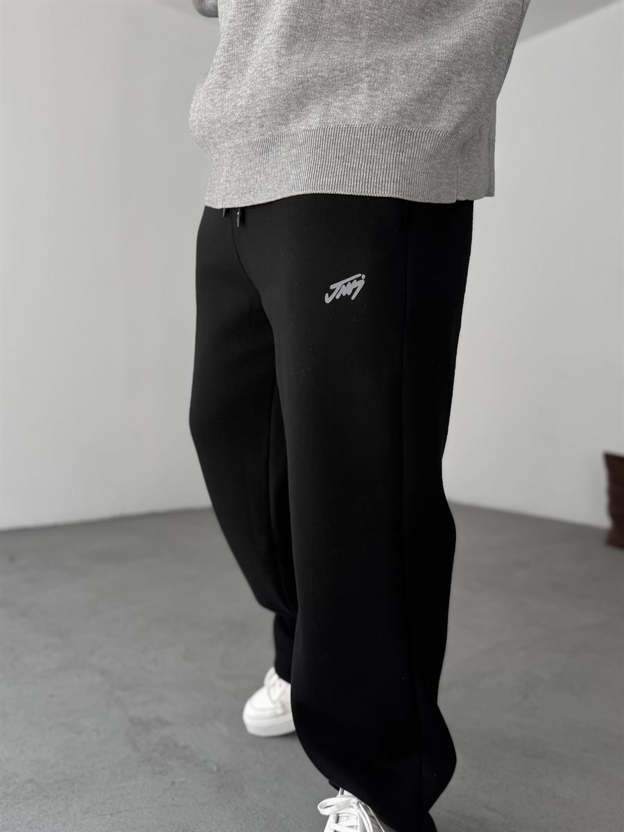 Basic Printed Straight Leg Sweatpants