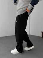 Basic Printed Straight Leg Sweatpants