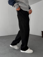 Basic Printed Straight Leg Sweatpants