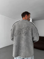 Stitched Detail Washed Sweatshirt