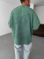 Stitched Detail Washed Sweatshirt