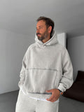Washed Hooded Sweatshirt