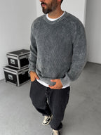 Basic Washed Knit Sweater