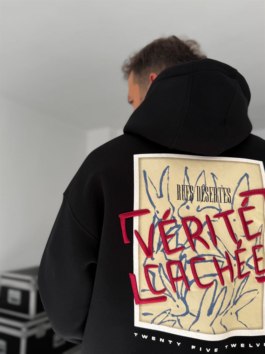 Verite Embroidered Hooded Sweatshirt