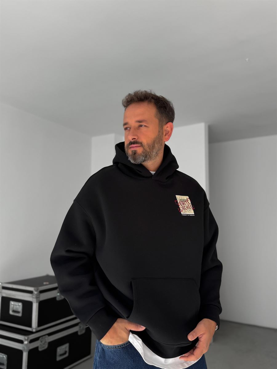 Verite Embroidered Hooded Sweatshirt