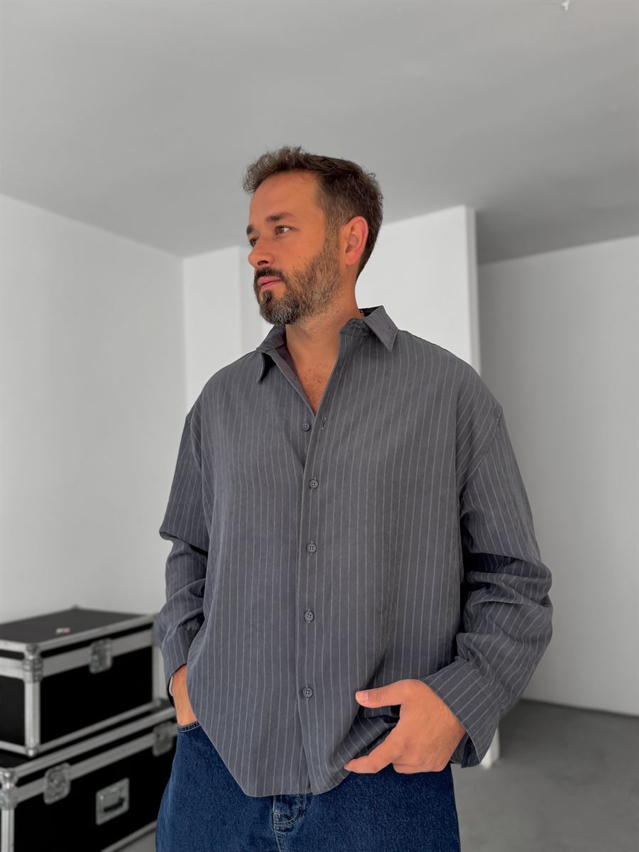 Striped Washed Shirt