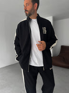 0707 Printed Zipped Sweatshirt