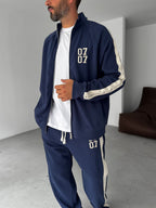 0707 Printed Zipped Sweatshirt