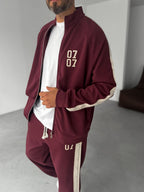 0707 Printed Zipped Sweatshirt