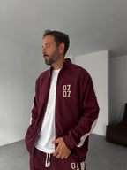 0707 Printed Zipped Sweatshirt