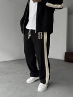 Black Tracksuit with Print 0707 RES-1132