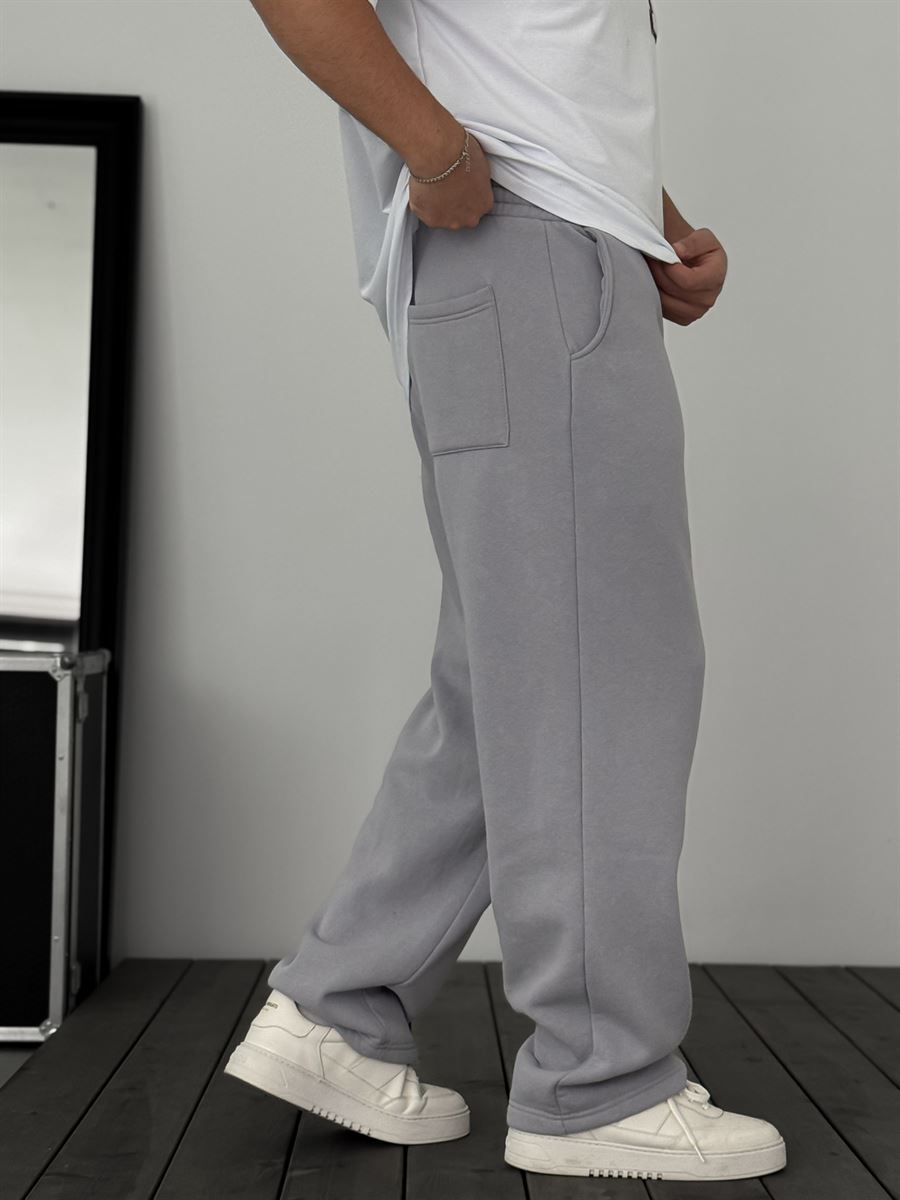23 Patched Washed Fleece-Lined Sweatpants