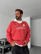 V-Neck Limited Embroidered Sweatshirt