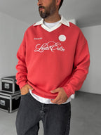 V-Neck Limited Embroidered Sweatshirt