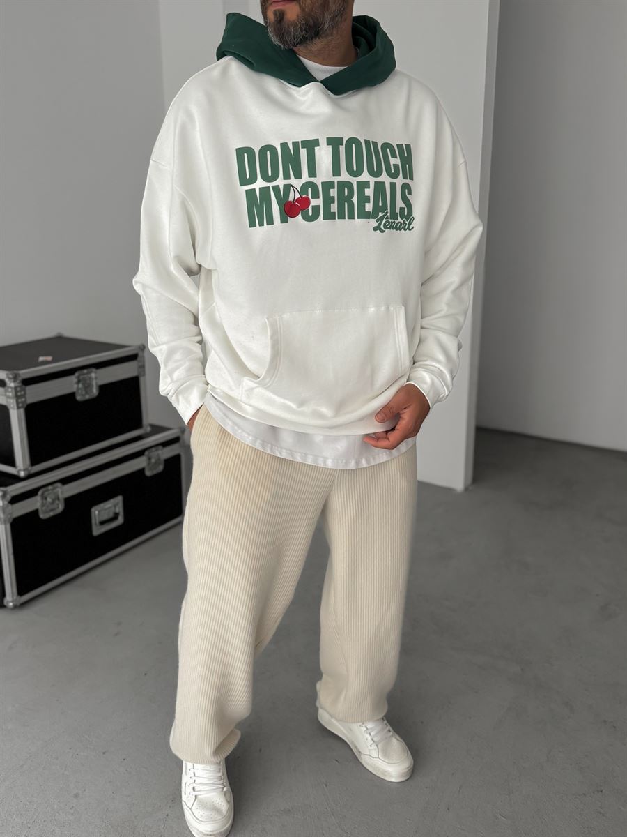 Cherry Printed Hooded Sweatshirt