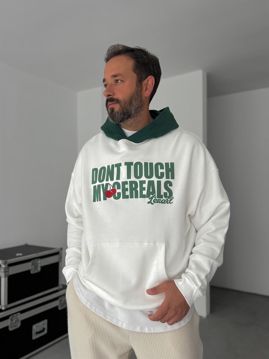 Cherry Printed Hooded Sweatshirt