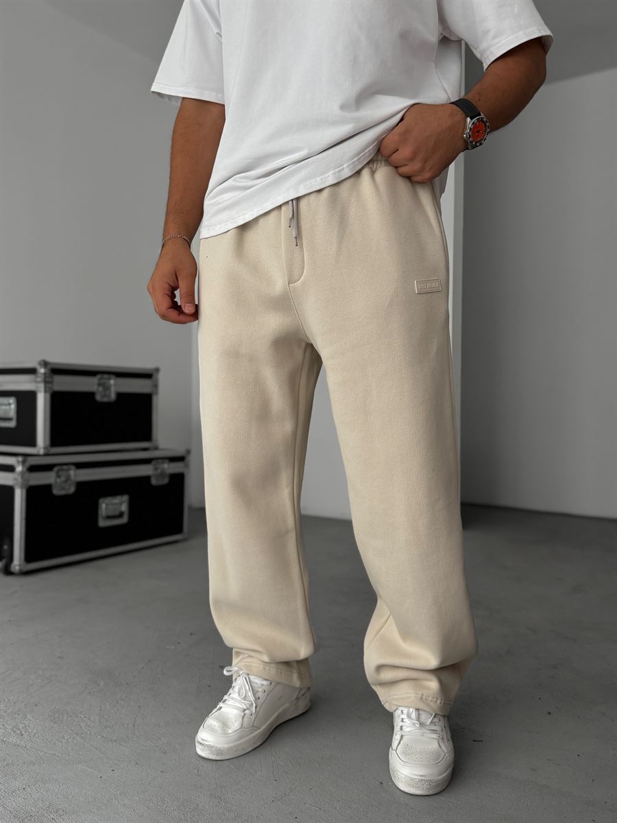 Waffle Baggy Sweatpants