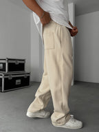 Waffle Baggy Sweatpants